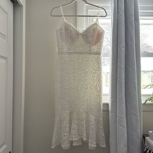 White lace Guess Dress